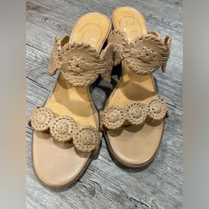 Jack Rogers Lauren mid heel sandals